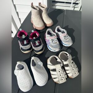 Baby Girl Size 5 Shoe Lot